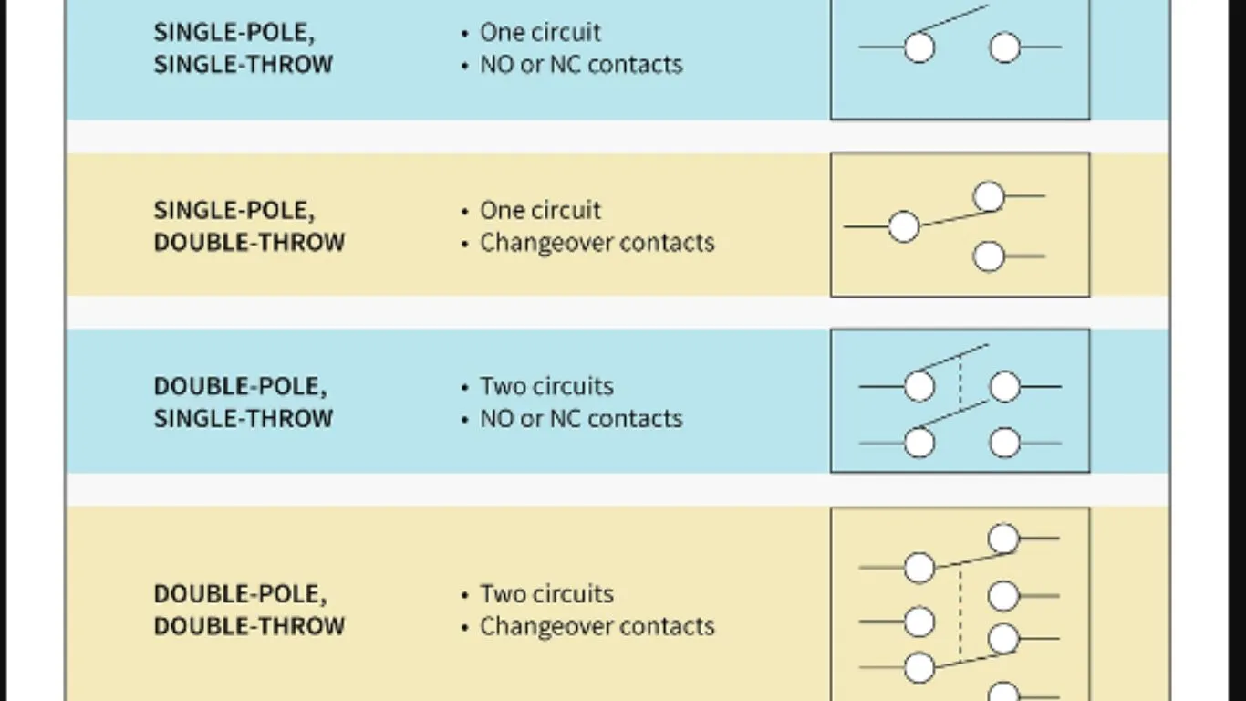 Double pole switch