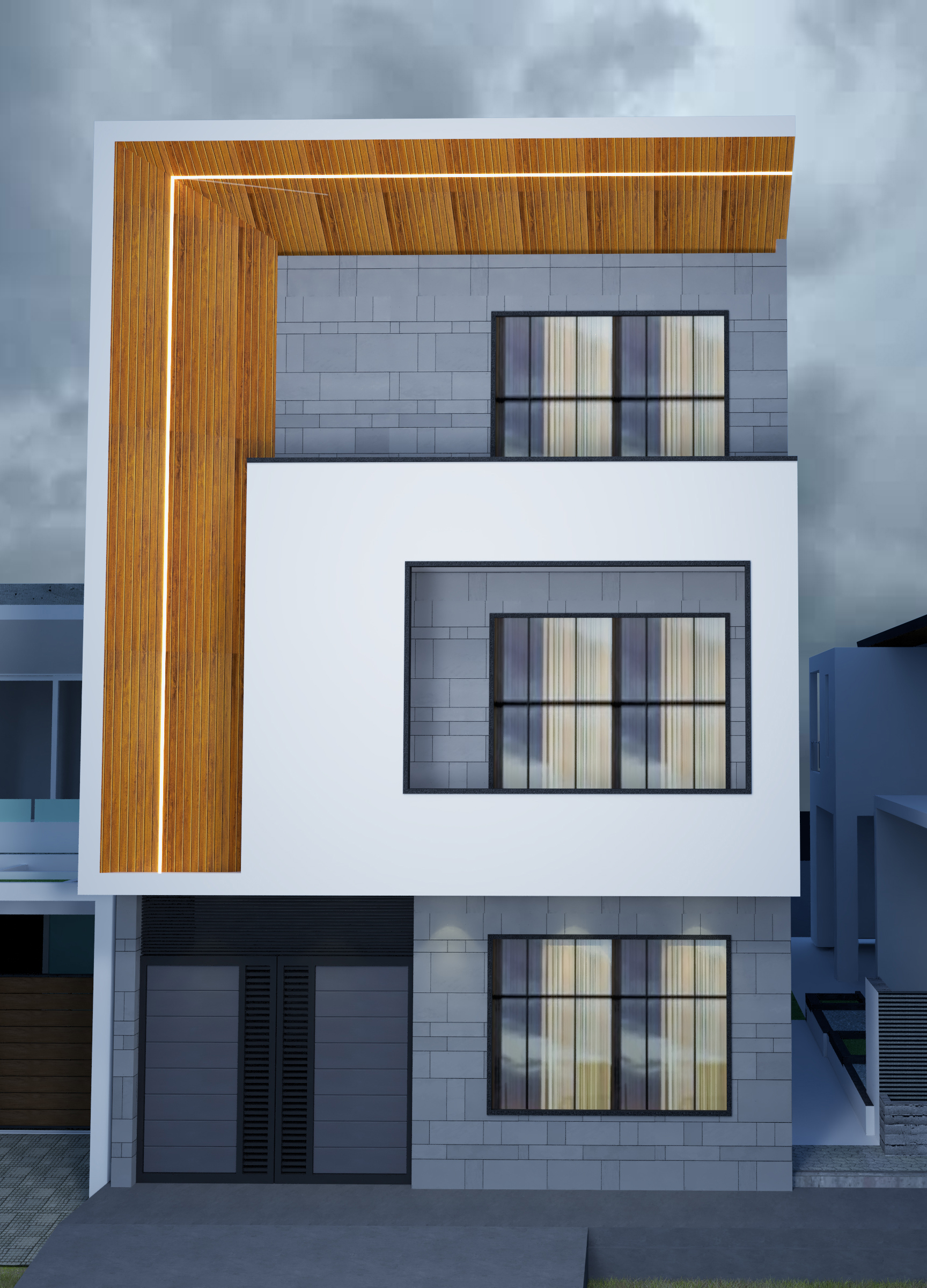 MODERN HOUSE PLAN FRONT ELEVATION DESIGN OF SMALL HOUSE 7DPlans
