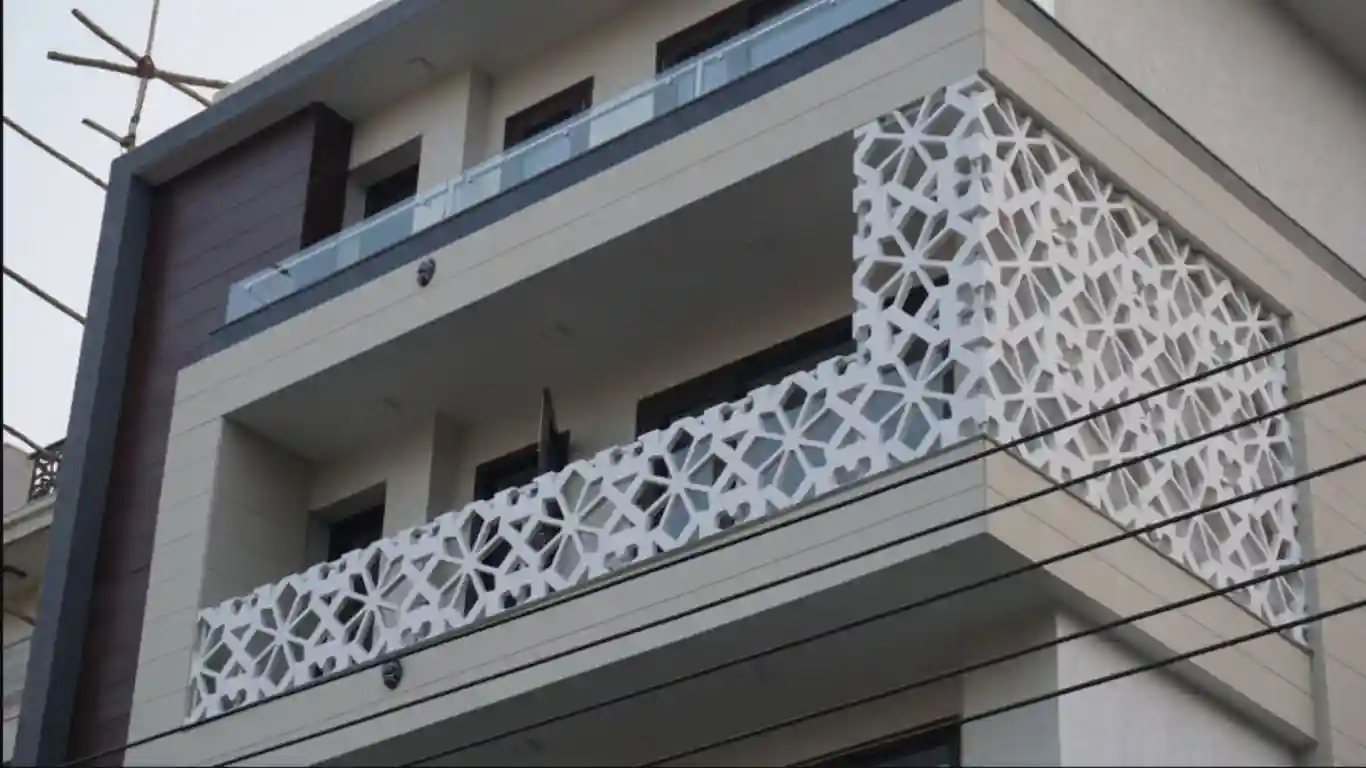 PVC Jali design for front elevation